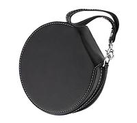 JECOMPRIS Portable Car CD Storage Bag with Zipper Lightweight Compact DVD Organizer Pouch for Car and Travel Black Holder with Rational Capacity Design