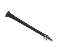 JECOMPRIS Portable Mini Saxophone 8-hole Black Pocket Sax Handmade Plastic Woodwind Instrument Lightweight for Music Practice and Travel