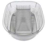 JECOMPRIS Portable Washboard Basin for Hand Washing Clothes with Integrated Scrubbing Board Lightweight Compact Laundry Tub for Garments Indoor Outdoor Use Non-Slip Wash Basin for Kitchen