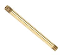 JECOMPRIS Pure Copper Straight Lamp Stem with External Thread Hollow Tube DIY Lighting Fixture Part Compatible with Lamp Making and Pendant Lights