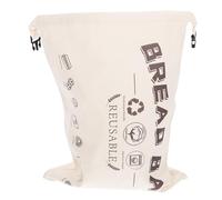 JECOMPRIS Pure Cotton Bread Storage Bag with Buckle Closure Reusable Bakery Loaf Packing Pouch Food Storage Container for Homemade Bread for Freshness Preservation