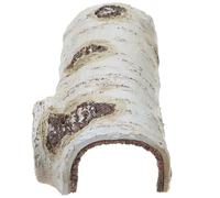 JECOMPRIS Resin Reptile Hideout Cave for Small Pets, Natural and Fresh Style Tortoise Shelter with Safe Environment Feature to Reduce Daylight, Pet Hiding House for Lizards and Other Reptile