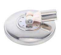 JECOMPRIS Rotating Mop Replacement Disc Heavy Duty Stainless Steel Base Spinning Mop Head Adapter Compatible with Multiple Systems for Tile Hardwood Floors Cleaning