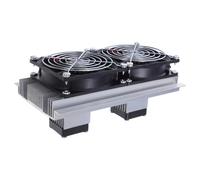 JECOMPRIS Semiconductor Cooling Radiator Fan Portable Fridge Condenser Fan with Stainless Steel Build for Freezer Ventilation and Rv Refrigerator Replacement