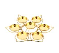 JECOMPRIS Single-layer Lotus-shaped Butter Lamp Tea Light Holder, Ghee Candle Holder for Household Decor, Table Decoration for Home and Festival Use