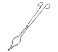 JECOMPRIS Stainless Steel Crucible Tongs for Lab Use Long Nose Design for Smelting Tools and Handling Crucibles
