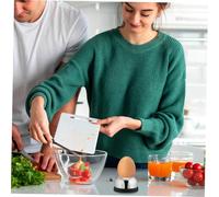JECOMPRIS Stainless Steel Kitchen Egg Piercer with Hidden Needle Easy to Use Egg Puncher Tool Prevents Cracking During Cooking for Baking and Boiling