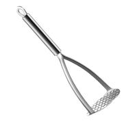 JECOMPRIS Stainless Steel Potato Masher Kitchen Gadget Heavy Duty Metal Food Pressing Tool with Solid Handle for Potatoes Carrots Pumpkin and More Easy to Clean Design