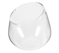 JECOMPRIS Stemless Wine Glass Slanted Rim Glass Cup for Wine Whiskey Cocktail Stylish Elegant Water Cup for Home Party Use