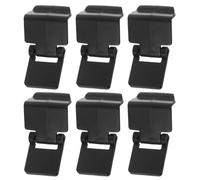 JECOMPRIS Terrarium Clips with Easy to Use Multifunctional Design 6pcs Black Abs Anti-escape for Secure Enclosures of Reptiles and Turtles in Aquarium or Turtle Tanks