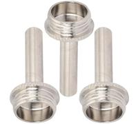 JECOMPRIS Trumpet Connecting Rods Finger Rods 3pcs Stainless Steel Piston Stem Replacement Parts Rust-resistant and Easy to Install for Trumpet Repair