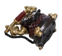 JECOMPRIS Vintage Telephone Model Retro Resin Decor for Home Office Antique Style Desk Ornament with Timeless Elegance for Living Rooms Studies and Unique Spaces