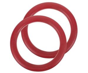 JECOMPRIS Workout Exercise Rings 2Pcs Heavy Weight Capacity Gymnastics Rings Suitable for Calisthenics and Home Gym Sessions