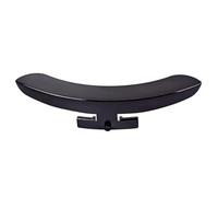 JECOMPRIS Zinc Alloy Single Leg Banjo Armrest Mirror Finish Black Vintage Banjo Protector Accessory