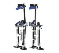 Jecoupoon 15-23 Inch Aluminum Alloy Drywall Stilts with Black for Working at High Places (Black,15-23 Inch)