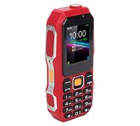 Jectse 1.8Inch Mini Smartphone, 2G Senior Unlocked Mobile Phone with 3D Large Buttons, One Touch Dialing, External Radio, Dual SIM Card, 5800mAh Battery for The Elderly Younger (Red)