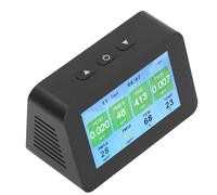 Jectse 10 in 1 Multifunctional Air Quality Monitor with LCD Screen, for Indoor PM2.5/PM10/PM1.0 Dust, TVOC Testing, Temperature & Humidity Meter, Rechargeable Battery