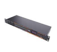 Jectse 10 Outlet Power Sequencer Conditioner, Rack Mount Audio Digital Power Controller Voltage Regulator with Digital Display for Musical Instruments Electronic Equipment (GB)