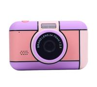 Jectse 1080P Small Portable Vlogging Camera with 32G Memory Card, Long Lasting Battery for Kids Photography, Wonderful Camera Toy for Holidays (Purple)