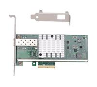 Jectse 10GB PCI E X4 Network Card Adapter, Single SFP+ Port Ethernet Adapter Card with 82599EN Controller, Support for Windows Server CentOS RHEL FreeBSD VMware
