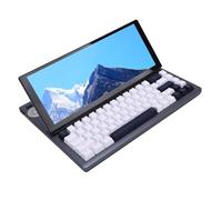 Jectse 12.3 Inch Touchscreen Gaming Keyboard, RGB USB Portable Mechanical Keyboard with 3 Color Adjustment, for e Sports Gamers and Fast Typists, for Wins for OS X for Android (GB Plug)