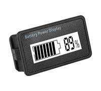 Jectse 12-48V Battery Capacity Voltage Meter£¬Battery Power Display 12-48V Universal Capacity Indicator Tester Voltmeter (White Lighting)