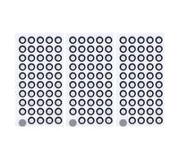 Jectse 1200 Pcs 3D Scanning Marker, Scanning Tracking Dots, Accurate Tracking Dots 6mm Inner 10mm Outer, High Reflectance Strong Adhesive