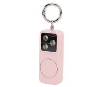 Jectse 150dB Personal Safety Alarm, Rechargeable Keychain Alarm with LED Light and 4 Modes, for Night Running Outdoor Travel Security (Pink)