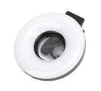 Jectse 15X Macro Lens Kit with LED Ring Light, 3000K-6500K Color Temperature, Close Up Photos Video Recording for Smartphone Photography Vlog