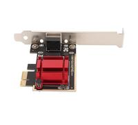 Jectse 2.5Gbps PCIe Network Adapter with RTL8125B Chip, Widely Compatible, Durable Material, Multi Purpose, for 7, 8, 8.1, 10, for Linux