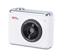 Jectse 2.5K Keychain Camera, 64MP HD Wearable Camera with 1.4 Inch Screen for Teens Students Outdoor Travel (White)