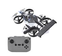 Jectse 2 in 1 Flying Car Stunt Drone, RC Quadcopter Toy with 2.4Ghz Remote Control for Kids Adults, Dual Land Air Modes, 1 Key Control System, High Strength Lightweight (White)