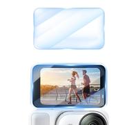 Jectse 2pcs 9H Tempered Glass Screen Protector for Camera Anti Scratch Anti Fingerprint Ultra Thin 0.33mm Bubble Adhesive Coating compatible with Insta 360 Go Ultra