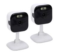 Jectse 2pcs Security Camera, 2K HD 3MP 2.4G+5G Dual Band Camera for Baby Elder Dog, PIR Motion Detection, AI Human Pet Recognition, Two Way Audio, IR Night Vision