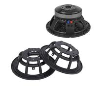 Jectse 2Pcs Speaker Basin Frame, Subwoofer Holder Woofer Basket Basin Stand DIY Accessories Repair Parts for PA DJ Speakers