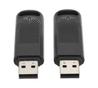 Jectse 2PCS SteamVR USB Dongle Receiver,for Valve Index Controller,for Vive Tracker,for Vive Controller,for VR Ink Pilot,for N7R Tracker (Black Transparent)