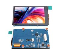 Jectse 3.5 Inch DSI Capacitive Touchscreen, 480x800 Resolution 5 Point Touch for Rasp Pi, CM5, 4B, CM4, 3B+, 2B with Tempered Glass