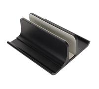 Jectse 3 in 1 Vertical Laptop Stand, Aluminium Alloy, Adjustable Size, Space Saving Laptop Holder for Maximum 17.3in Laptop, Easy Adjustment (Black)