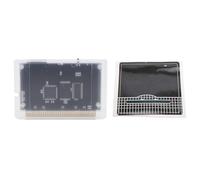 Jectse 3000 in 1 Game Video Cassette, Transparent Game Card with 8GB Memory Card for Mega Drive Master System 32X Games, Supports MD1 MD2 MD3 CD X 32X Hosts (Transparent White)