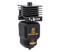 Jectse 3D Printer Hotend Kit, All Metal Heat Dissipation Hardened Steel Nozzle 0.4mm with Compact Modular Design, for High Temperature Engineering Materials PEEK PEI Fit Lab