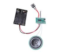 Jectse 4 Minute Recordable Greeting Cards Voice Module Recorder Board for Personal Messages, 40mm Speaker, DIY Crafts