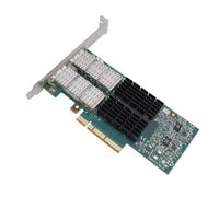 Jectse 40GbE PCIe Card, Low Latency Dual Port Network Adapter, Fiber Optic, High Performance for Data Center, Cloud Computing, PCIe 3.0 X8, Support QSFP Series