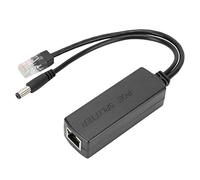 Jectse 48V to 12V POE Splitter, Power Over Ethernet Adapter with ABS Housing for Non POE Devices, Data Signal Distribution, Plug Play Installation, 802.3af At Standard