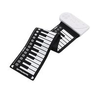 Jectse 49 Key Roll Up Piano, Portable Electronic Piano Keyboard, Foldable Hand Roll Digital Music Pianos Built in Speaker, with 16 Tones 10 Rhythms 16 Level Volume Control