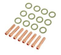 Jectse 49Pcs Welding Gas Lens Kit,Welding Torches Gas Lens Kit Alumina Nozzles Collets Cups,for Torch Accessories