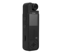 Jectse 4K Body Worn Camera, 180° Rotatable Lens Wearable Cam with 1200mAh Battery and Loop Recording, for Law Enforcement Security Personal Use