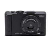 Jectse 4K Digital Camera for Photography, 48MP Vlogging Camera with 3 Inch 180° Flip Screen, 18X Digital Zoom Point and Shoot Camara for Teens Adults Beginner (Black)