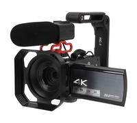 Jectse 4K HD Video Camera Camcorder, 30MP 30fps Wifi Night Vision Vlogging Camera, 3.5 Inch 30X Intelligent Zoom Rotation Touch Screen Anti Shake Video Camera, for Recording Life