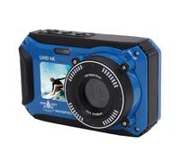 Jectse 4K Underwater Camera, 64MP Water Proof Dual Screen Autofocus Digital Camera with 33FT Depth, for Snorkeling Swimming Diving