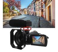 Jectse 4K Video Camera Camcorder, 4K 30FPS 30MP Full HD WiFi Vlogging Camera, Rotation 3.0'' Touch Screen, IR Night Vision, 32X Digital Zoom, with Microphone, Stabilizer, Remote Control